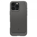 Spigen iPhone 16 Pro -kuori Rugged Armor MagFit Harmaa