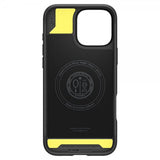 Spigen iPhone 16 Pro -kuori Rugged Armor MagFit mattamusta