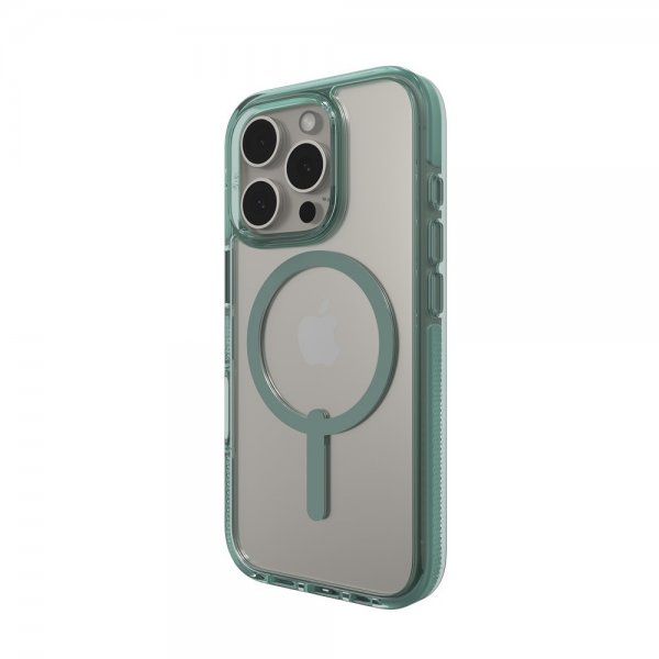 ZAGG iPhone 16 Pro -kuori Santa Cruz Snap vihreä