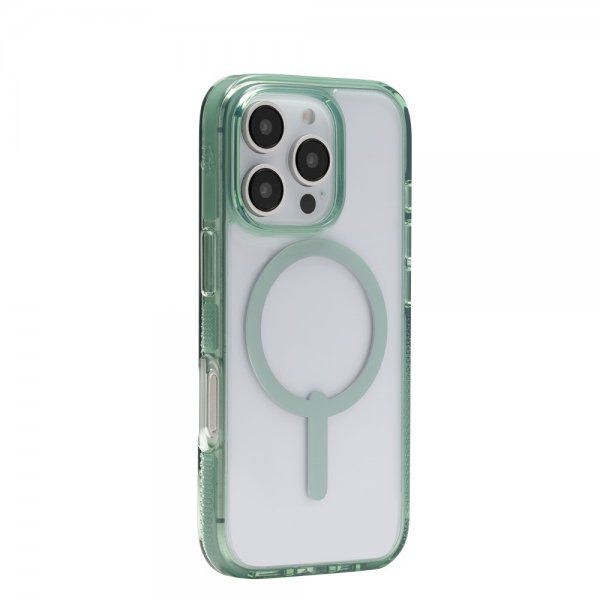 ZAGG iPhone 16 Pro -kuori Santa Cruz Snap vihreä