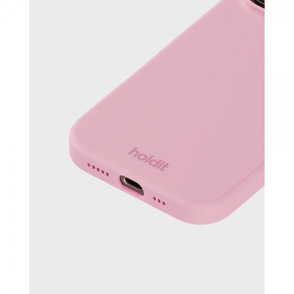 holdit iPhone 16 Pro Kuori Silikoni Pinkki