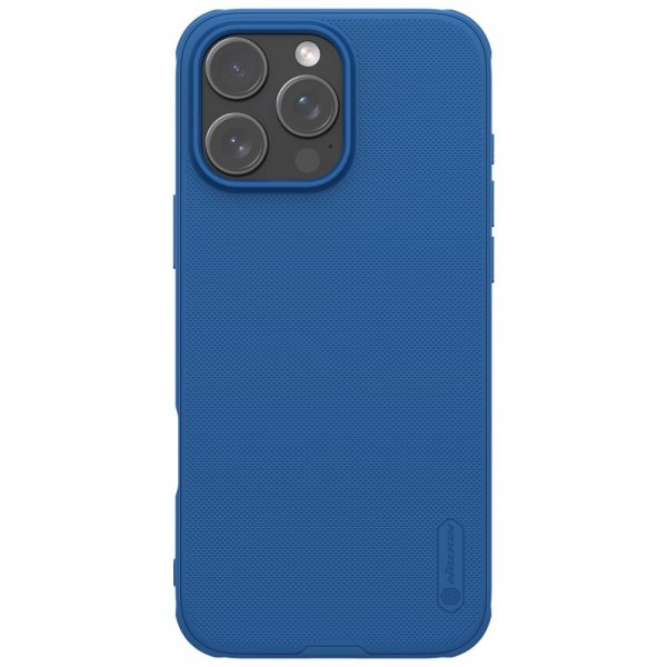 Nillkin iPhone 16 Pro -kuori Super Frosted Shield Pro MagSafe, sininen