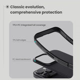 Nillkin iPhone 16 Pro -kuori Super Frosted Shield Pro MagSafe, sininen