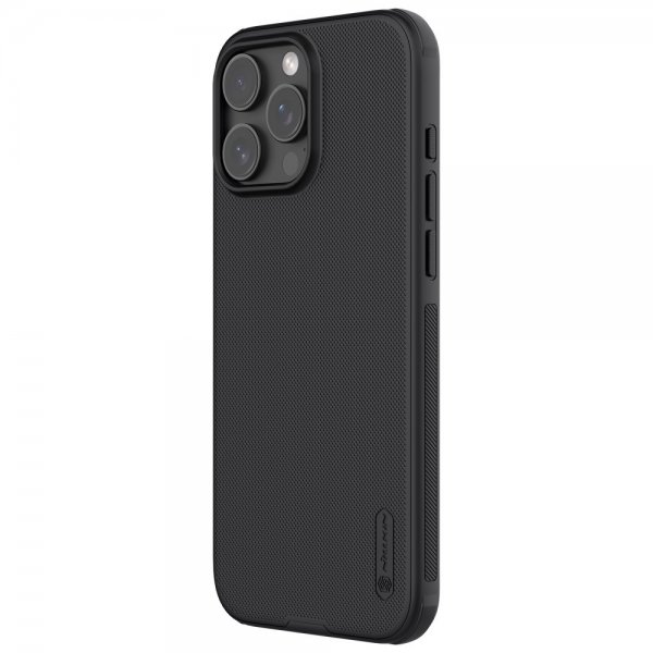 Nillkin iPhone 16 Pro Kuori Super Frosted Shield Pro MagSafe Musta