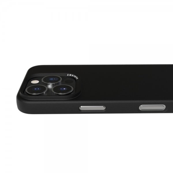 Nudient iPhone 16 Pro Kuori Thin Case MagSafe Ink Black