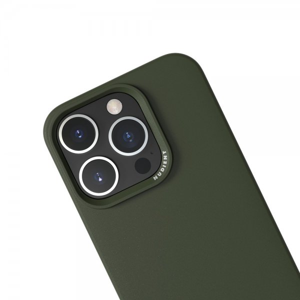 Nudient iPhone 16 Pro Thin Case MagSafe Pine Green