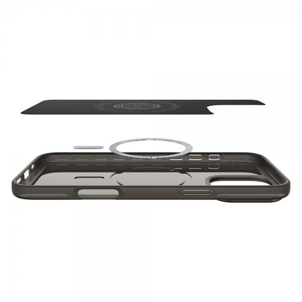 Spigen iPhone 16 Pro -kuori Thin Fit MagFit Gunmetal