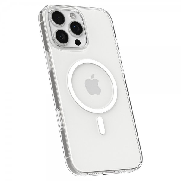 Spigen iPhone 16 Pro Kuori Thin Fit T MagFit Kirkas Valkoinen
