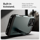 Spigen iPhone 16 Pro -kuori, Tough Armor MagFit Abyss Green
