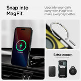 Spigen iPhone 16 Pro -kuori, Tough Armor MagFit Abyss Green