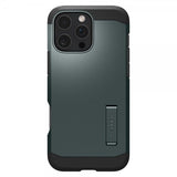 Spigen iPhone 16 Pro -kuori, Tough Armor MagFit Abyss Green
