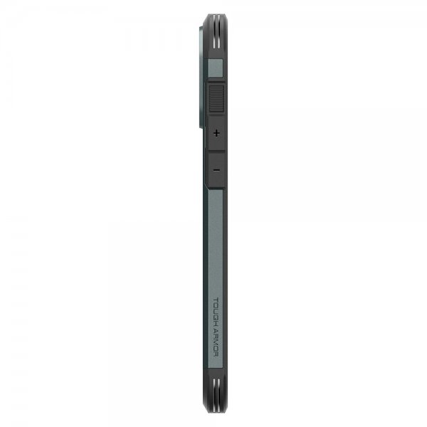Spigen iPhone 16 Pro -kuori, Tough Armor MagFit Abyss Green