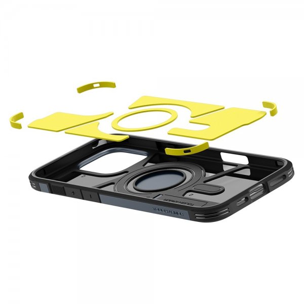 Spigen iPhone 16 Pro Kuori Tough Armor MagFit Metal Slate