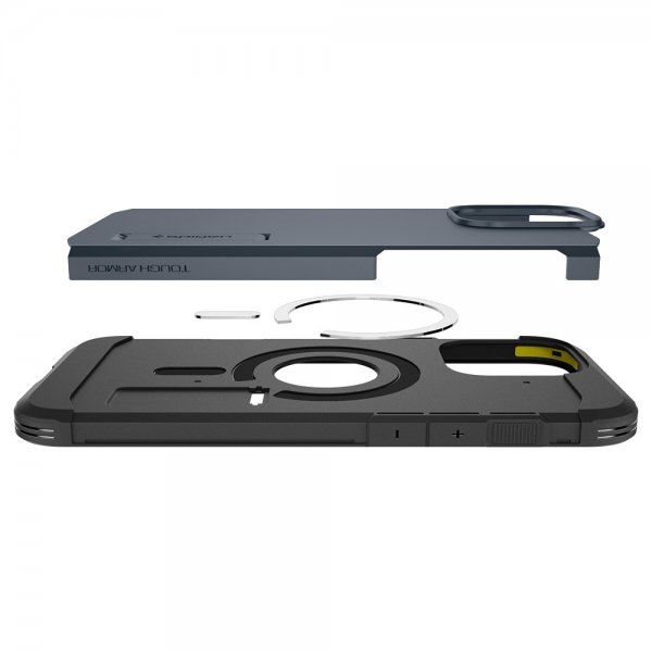 Spigen iPhone 16 Pro Kuori Tough Armor MagFit Metal Slate