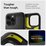 Spigen iPhone 16 Pro Kuori Tough Armor MagFit Musta