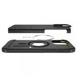 Spigen iPhone 16 Pro Kuori Tough Armor MagFit Musta