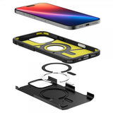 Spigen iPhone 16 Pro Kuori Tough Armor T MagFit Musta