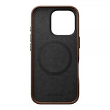 Nomad iPhone 16 Pro -kuori, perinteinen nahkainen suojakuori, ruskea