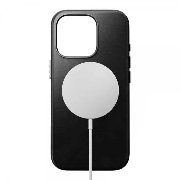 Nomad iPhone 16 Pro -kuoret Traditional Leather Case Horween Black