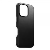 Nomad iPhone 16 Pro -suojakuori, perinteinen nahkakuori, musta