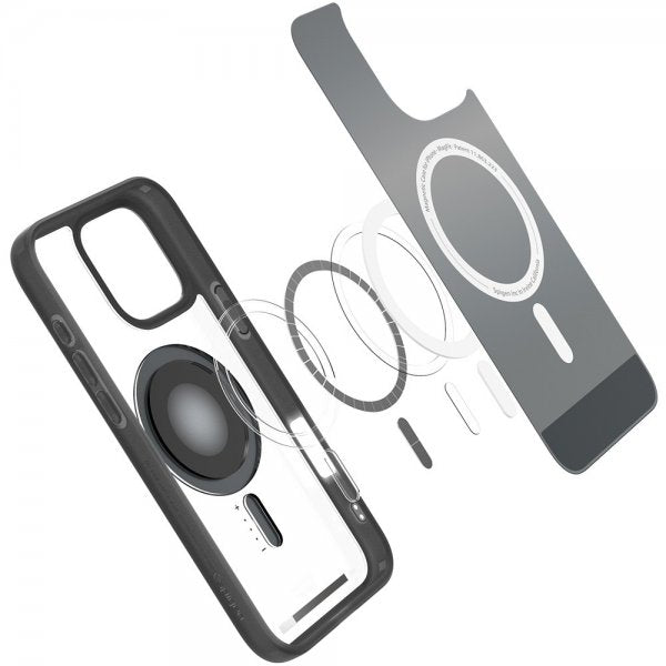 Spigen iPhone 16 Pro Kuori Ultra Hybrid Classic MagFit Musta
