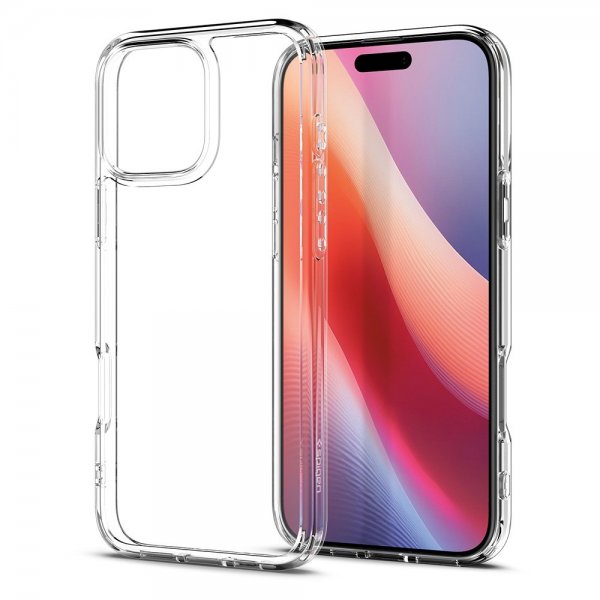 Spigen iPhone 16 Pro -suojakuori Ultra Hybrid Crystal Clear