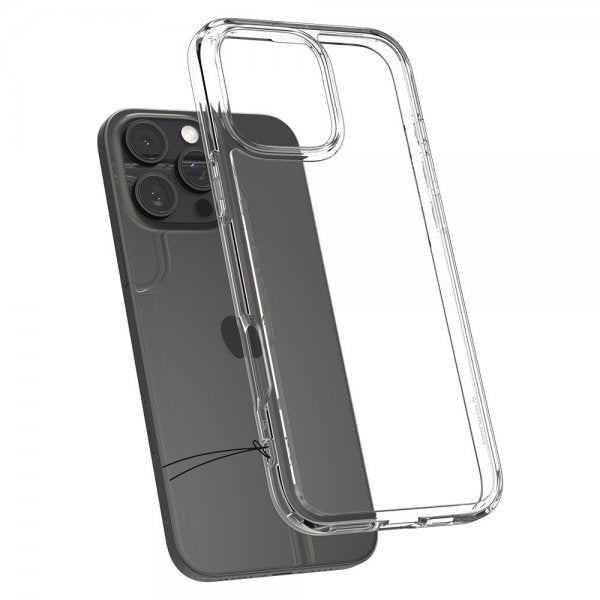Spigen iPhone 16 Pro -suojakuori Ultra Hybrid Crystal Clear