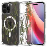 Spigen iPhone 16 Pro -suojakuori Ultra Hybrid MagFit Digital Camo