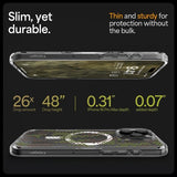 Spigen iPhone 16 Pro -suojakuori Ultra Hybrid MagFit Digital Camo