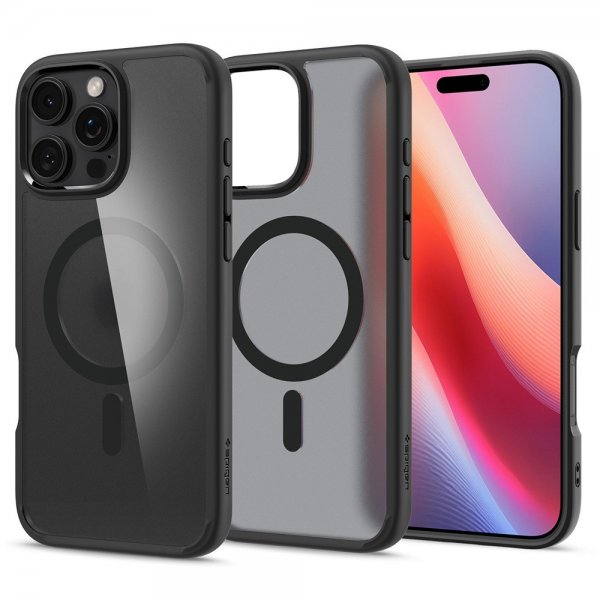 Spigen iPhone 16 Pro Kuori Ultra Hybrid MagFit Frost Black
