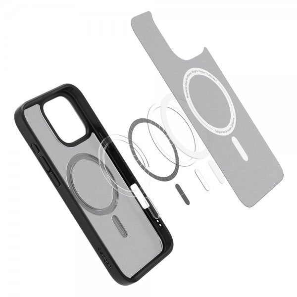Spigen iPhone 16 Pro Kuori Ultra Hybrid MagFit Frost Black