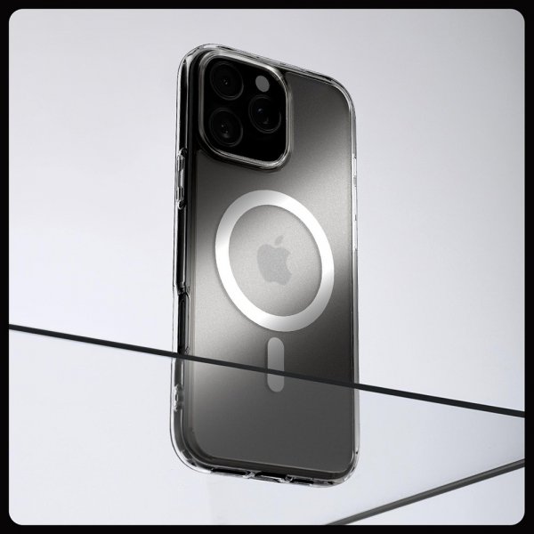 Spigen iPhone 16 Pro Kuori Ultra Hybrid MagFit Frost Clear