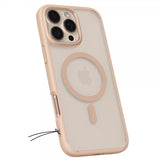 Spigen iPhone 16 Pro -kuori Ultra Hybrid MagFit Frost Rose Titanium
