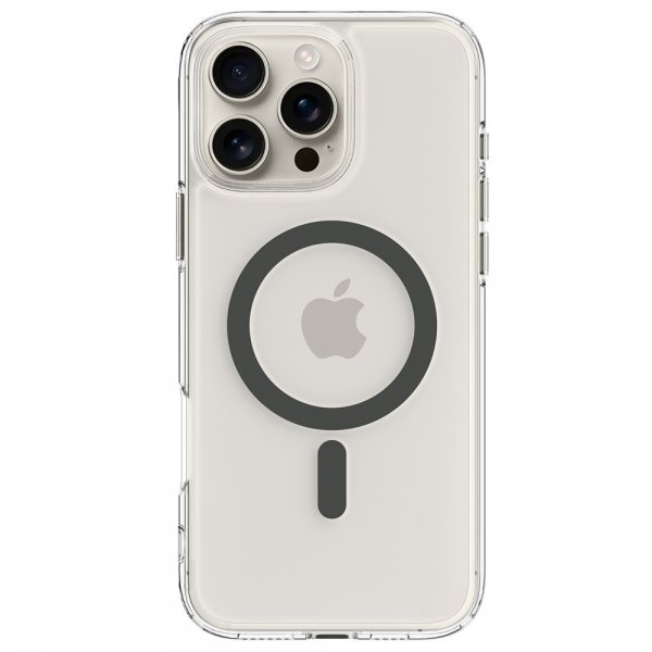 Spigen iPhone 16 Pro -suojakuori Ultra Hybrid MagFit Graphite