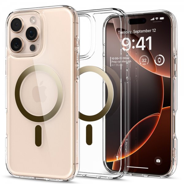 Spigen iPhone 16 Pro Kuori Ultra Hybrid MagFit Kulta