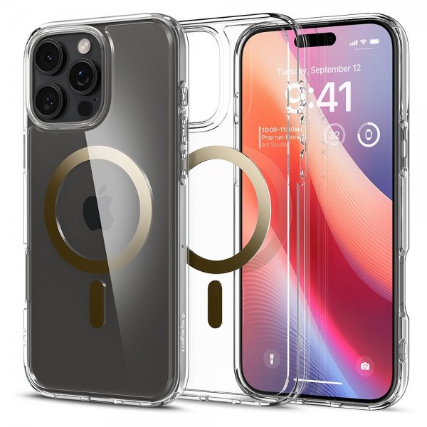 Spigen iPhone 16 Pro Kuori Ultra Hybrid MagFit Kulta