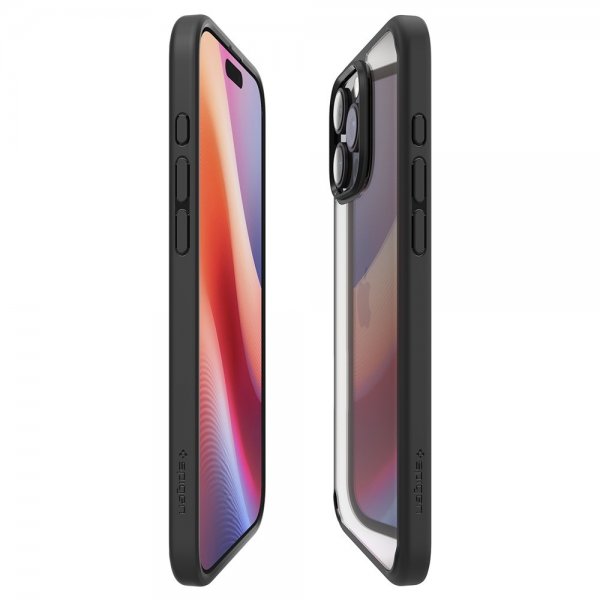 Spigen iPhone 16 Pro Kuori Ultra Hybrid Matta Musta