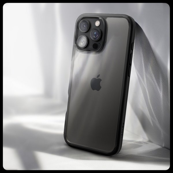Spigen iPhone 16 Pro Kuori Ultra Hybrid Matta Musta
