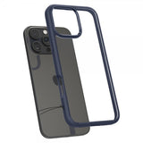 Spigen iPhone 16 Pro -suojakuori, Ultra Hybrid, laivastonsininen
