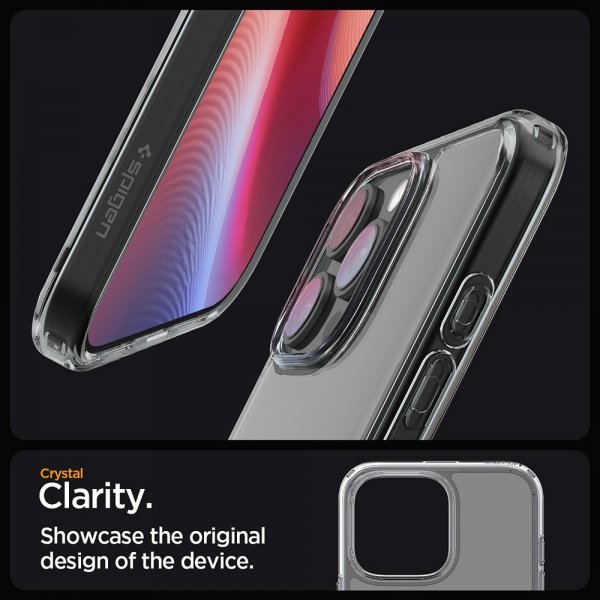 Spigen iPhone 16 Pro -suojakuori Ultra Hybrid Space Crystal