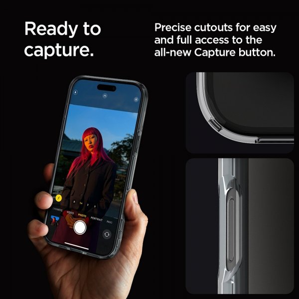 Spigen iPhone 16 Pro -suojakuori Ultra Hybrid Space Crystal