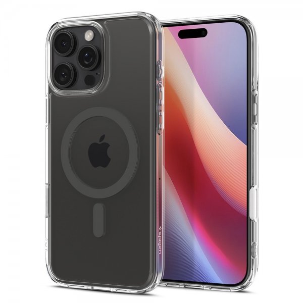 Spigen iPhone 16 Pro -kuori, Ultra Hybrid T MagFit, Graphite