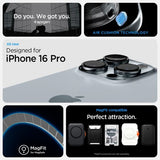 Spigen iPhone 16 Pro -kuori Ultra Hybrid Zero One MagFit Natural Titanium