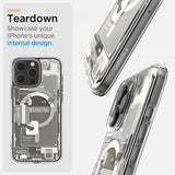 Spigen iPhone 16 Pro -kuori Ultra Hybrid Zero One MagFit Natural Titanium