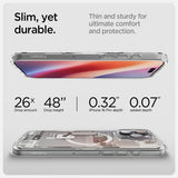 Spigen iPhone 16 Pro -kuori Ultra Hybrid Zero One MagFit Natural Titanium