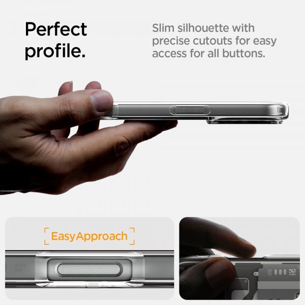 Spigen iPhone 16 Pro -kuori Ultra Hybrid Zero One MagFit Natural Titanium