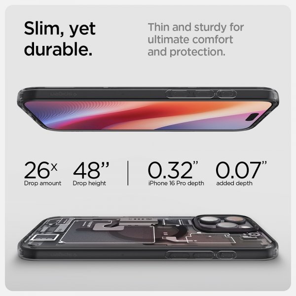 Spigen iPhone 16 Pro Kuori Ultra Hybrid Zero One MagFit Musta