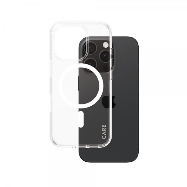 CARE by PanzerGlass iPhone 16 Pro Urban Combat MagSafe -suojakuori, valkoinen