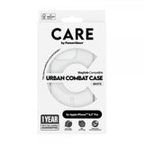CARE by PanzerGlass iPhone 16 Pro Urban Combat MagSafe -suojakuori, valkoinen