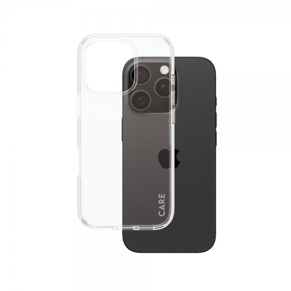 CARE by PanzerGlass iPhone 16 Pro -kuori Urban Combat läpinäkyvä